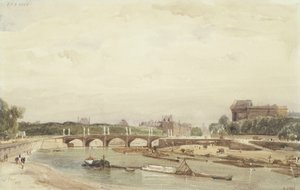 クイーンズ・コースから見たコンコルド橋 作： Thomas Shotter Boys