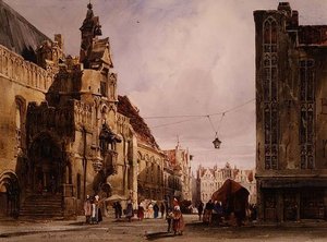 ホテル・ドゥ・ヴィル、サン・オメル 作： Thomas Shotter Boys