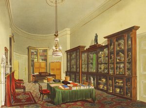 秘書室、アプスリーハウス、T。ボーイズ作、1853年（印刷） 作： Thomas Shotter Boys