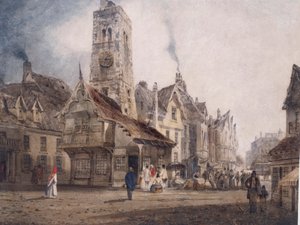 マーケット広場の眺め、1832年頃
