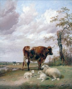 「カンタベリー メドウズ」、19 世紀。 作： Thomas Sidney Cooper