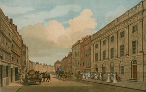 1726年に改築された、ロンドンのリードデンホールストリートにある東インド会社が所有する家 作： Thomas Snr. Malton
