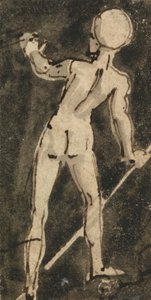 裸体の後ろ姿 作： Thomas Stothard