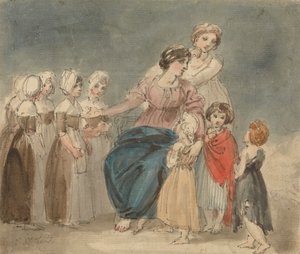 Hyväntekeväisyyslapset ja pienet kulkurit 作： Thomas Stothard