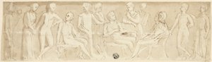 古典的なフリーズデザイン 作： Thomas Stothard