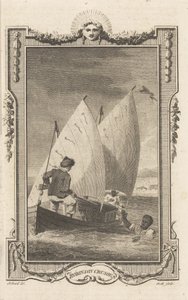 パブ、ノベリストマガジンのロビンソンクルーソー。 1781 作： Thomas Stothard