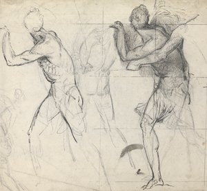 アクションの古典的な人物のスケッチ 作： Thomas Stothard