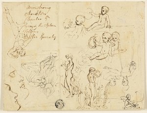 サミュエル・ロジャースの詩のためのスケッチ 作： Thomas Stothard