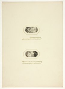 1796 年のロイヤル エンゲージメント ポケット ブックにある、The Triumphs of Temper のプレートの研究 作： Thomas Stothard