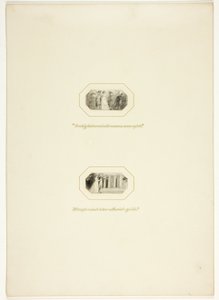 1796 年のロイヤル エンゲージメント ポケット ブックにある、The Triumphs of Temper のプレートの研究 作： Thomas Stothard