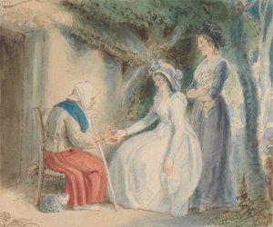 占い師 作： Thomas Stothard