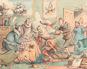 ウォルターローリーズパイプアウト、c1884 作： Thomas Strong Seccombe