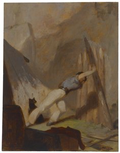 避難所の建設、1856年 作： Thomas Sully