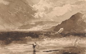 ライムレジス、ドーセットシャー、スコール 作： Thomas Sully