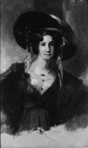ヒュージュ夫人1830年。 作： Thomas Sully