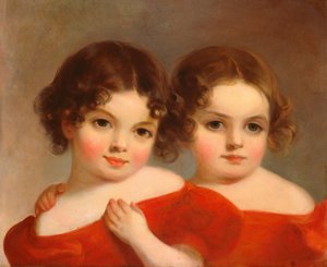 リーランド姉妹、c。 1830年。 作： Thomas Sully