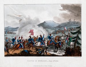 「モラレスの戦い」、1813年から1815年。 作： Thomas Sutherland