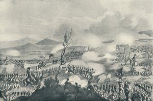 ニヴェルの戦い、1813年11月10日、1815年、1909年 作： Thomas Sutherland