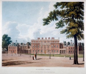 バッキンガム ハウス、ウェストミンスター、ロンドン、1819 年 作： Thomas Sutherland