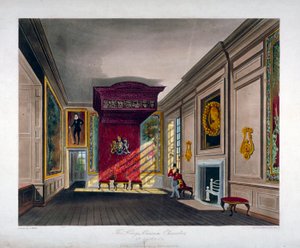 セント ジェームズ宮殿の内部ビュー、ウェストミンスター、ロンドン、1816 年 作： Thomas Sutherland