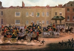 ノースカントリーメールズ、ピーコック、イズリントン、1823年1927年。 作： Thomas Sutherland