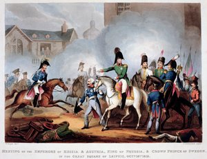ライプツィヒの連合軍司令官、1813年から1815年 作： Thomas Sutherland