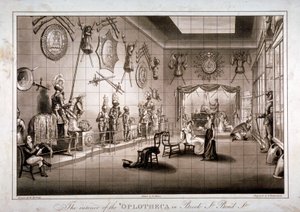 ホプロテカ、ブルック ストリート、ウェストミンスター、ロンドン、c1810 作： Thomas Sutherland