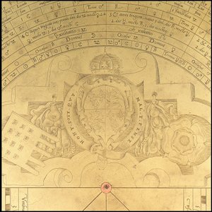 アストロラーベ：裏面詳細 1552年頃（ブロンズ） 作： Thomas & Sutton Henry (c.1624 65) Gemini