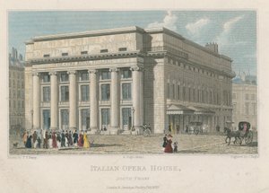 イタリアンオペラハウス、サウスフロント、ロンドン 作： Thomas Talbot Bury