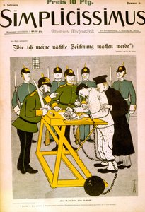 Saksan lehdistön sensuuri 作： Thomas Theodor Heine