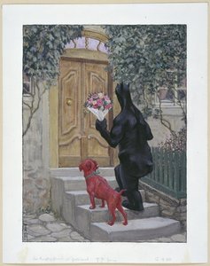 Der Simplicissimus als Gratultant 作： Thomas Theodor Heine