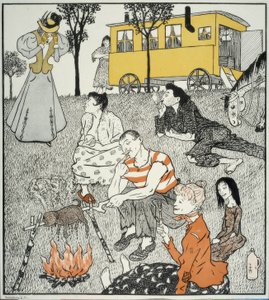 またね。 -ああPuzzi、私はあなたを再び見つけなければなりません！ 作： Thomas Theodor Heine