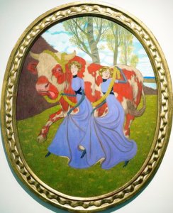 春の目覚め 作： Thomas Theodor Heine