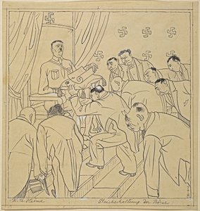 証券取引所の調整; シンプリシムス XXXV/36, 1930 作： Thomas Theodor Heine