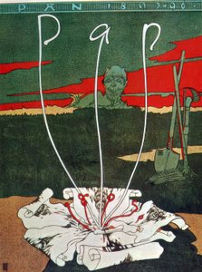 パン文学誌、ジョセフサトラー、1895 作： Thomas Theodor Heine
