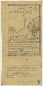 パグの死亡通知 作： Thomas Theodor Heine