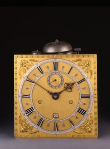 チャールズ2世のローマ時代の印象的な月間ロングケースクロックの詳細、1675年