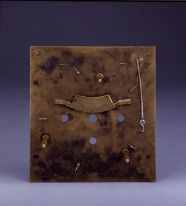 ミニチュア印象的なブラケット時計の詳細、いいえ。 222、1695年頃 作： Thomas Tompion