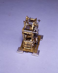 ミニチュア印象的なブラケット時計、いいえ。 222、c.1695（金属）（834228-31も参照）