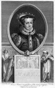 イギリスのメアリー1世、1788年。 作： Thomas Trotter