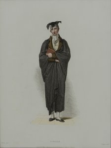 J.エイガーによって彫刻された学者、R。アッカーマンの「オックスフォードの歴史」、1814年に出版（手描きのエッチング） 作： Thomas Uwins