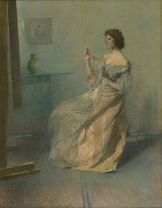 ネックレス、カリフォルニア。 1907年。 作： Thomas Wilmer Dewing