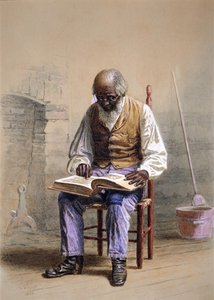 聖書を読む、1874年。