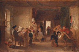 「スクールルーム」の研究 作： Thomas Webster