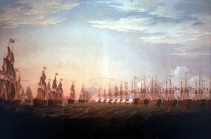 ナイル川の戦い 作： Thomas Whitcombe