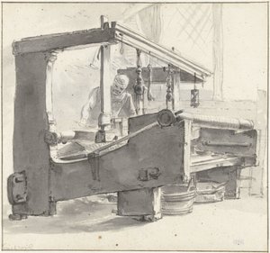 仕事中の織工 作： Thomas Wijck