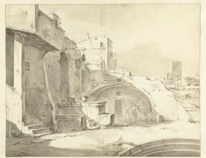 イタリアの廃墟 作： Thomas Wijck