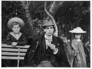 ウィリアムバトラーイェイツ（1865-1939）、チャールズアンドテアロールストン、1894（bw写真） 作： Thomas William Hazen Rolleston