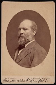 ジェームズ・エイブラム・ガーフィールドの肖像、1831～1881年、1880年6月。 作： Thomas William Smillie
