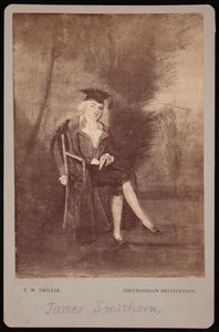 James Smithson 1765-1829、1786 の肖像画は 1870 年代に撮影されました。